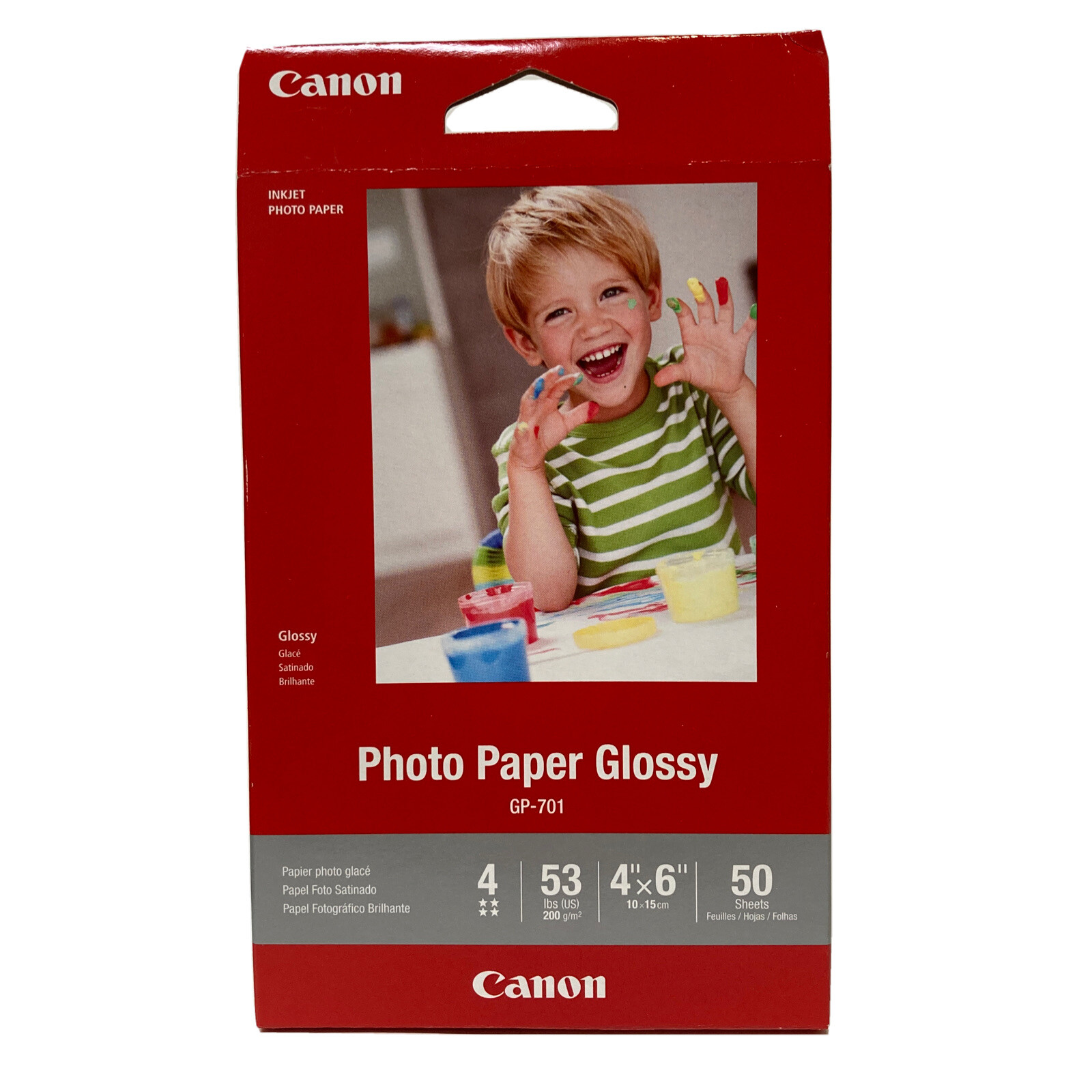 Canon GP-701 Photo Paper Glossy 4″ x 6″ – 50 Sheets Inkjet
