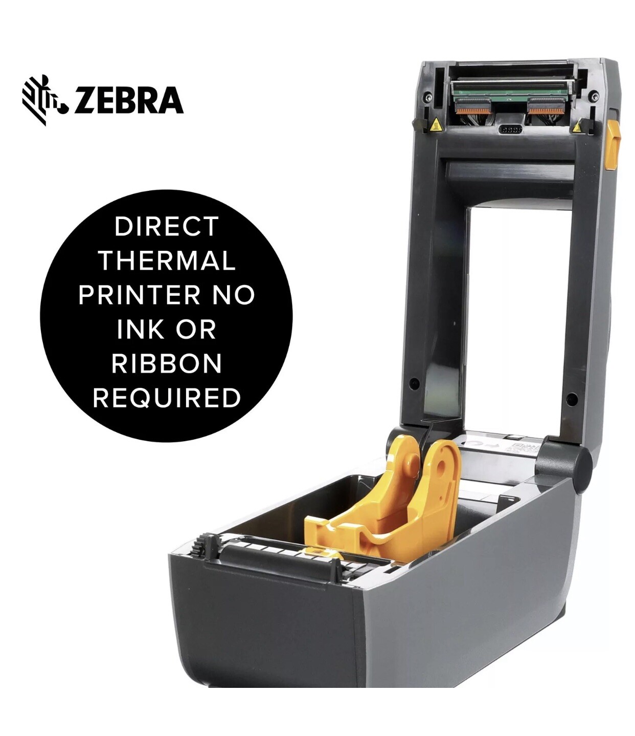 Zebra Wireless ZD410 DT 300dpi Label Ad Printer USB BT WiFi Network New In Box