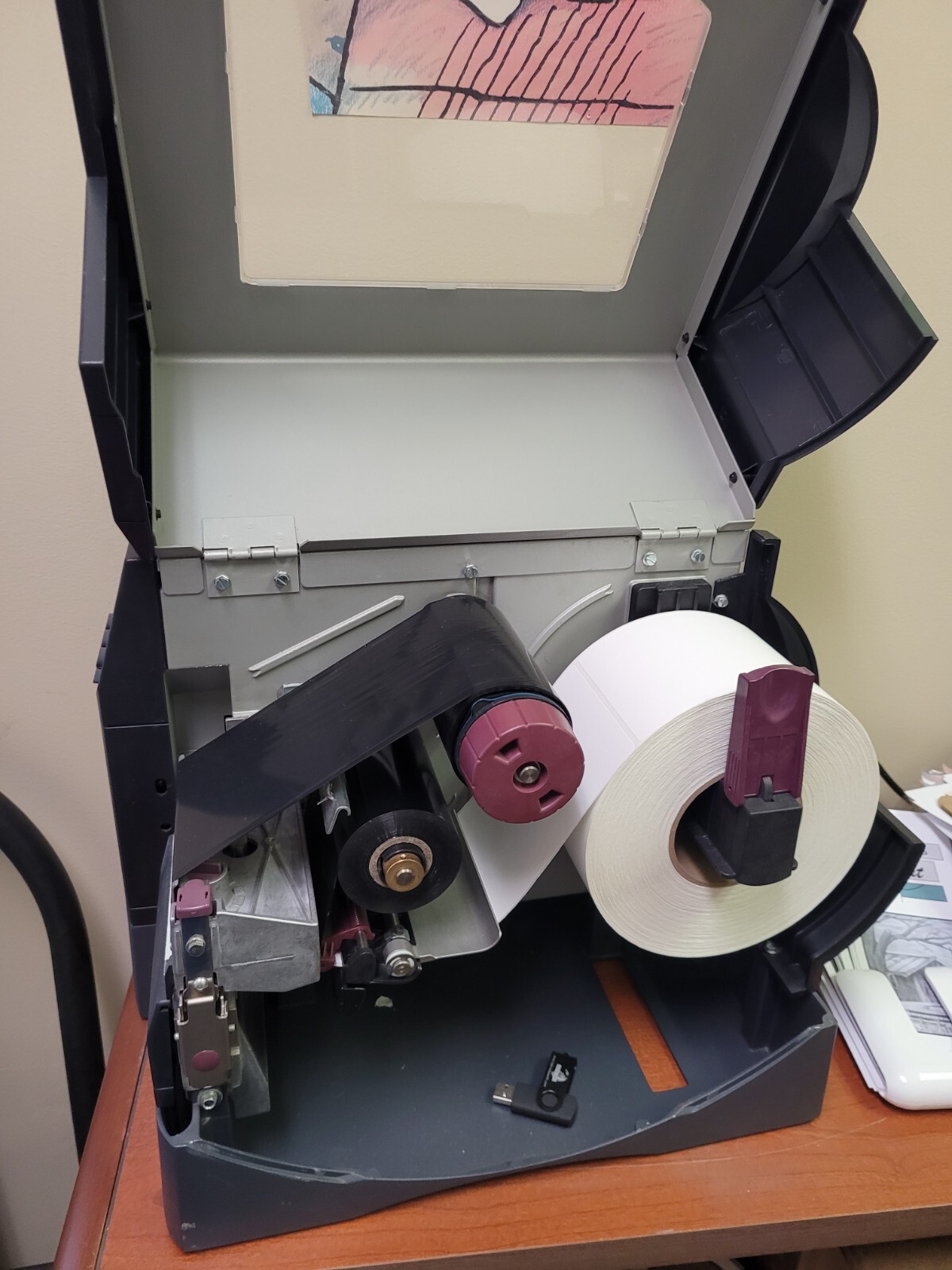 Zebra ZM400 Thermal Transfer Label Printer ZM400-2001-0200T LAN USB