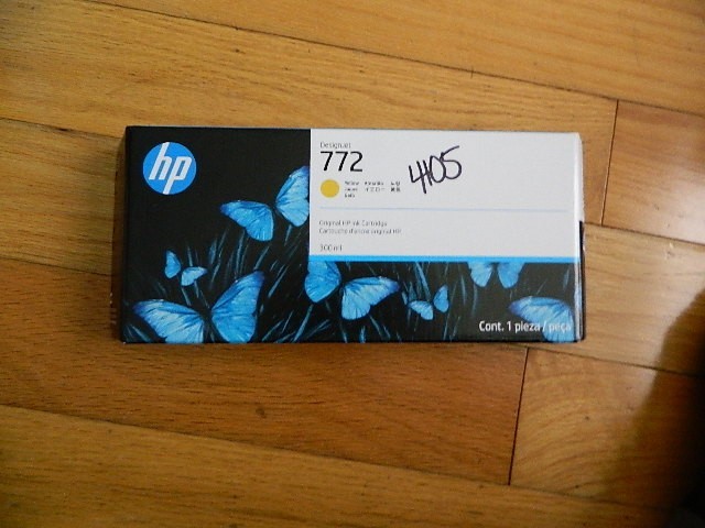 2026 GENUINE HP #772 300ml YELLOW Cartridge CN630A DESIGNJET Z5200 FACTORY SEALE