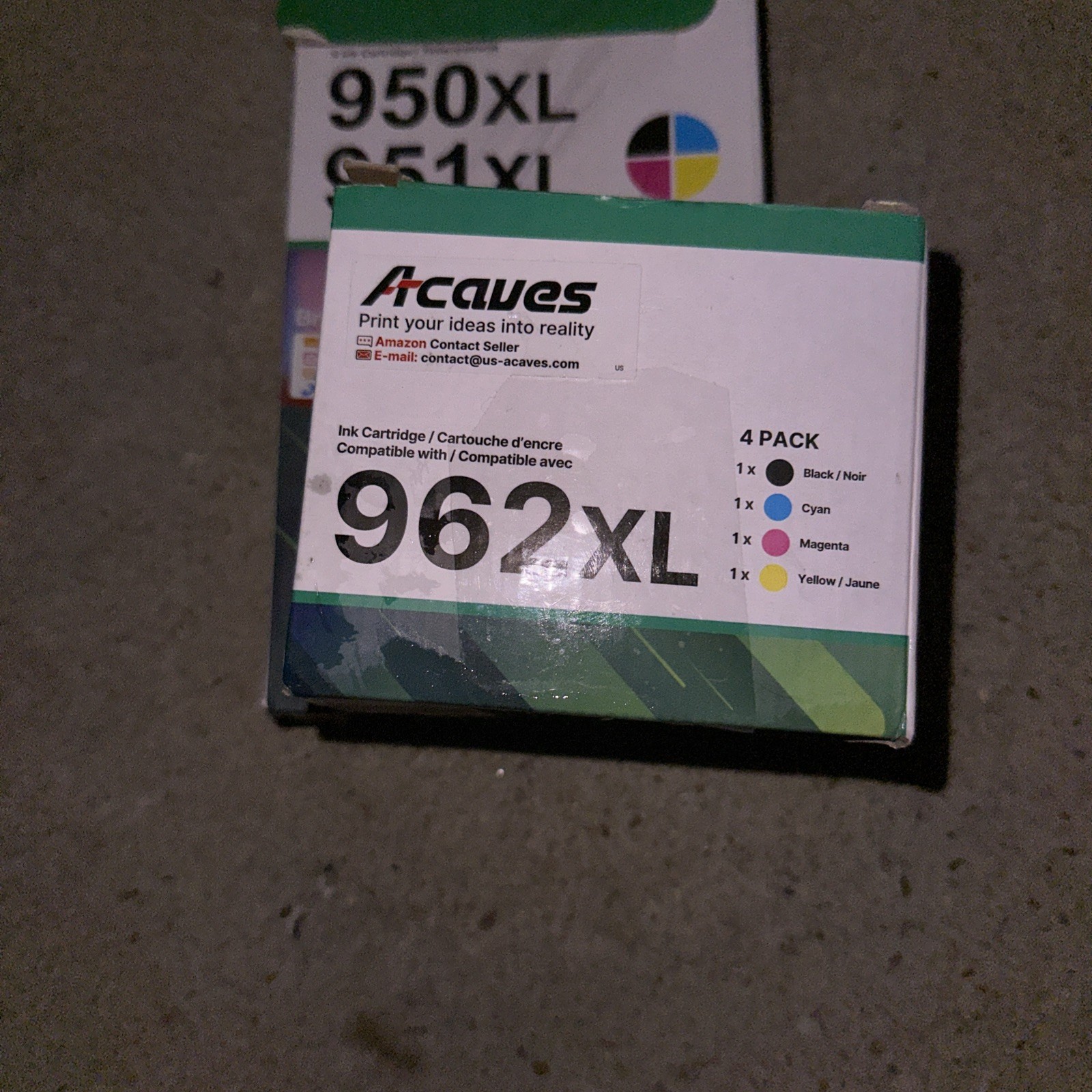 Generic HP 962XL Ink Cartridges 4 pack New Expires 11/26