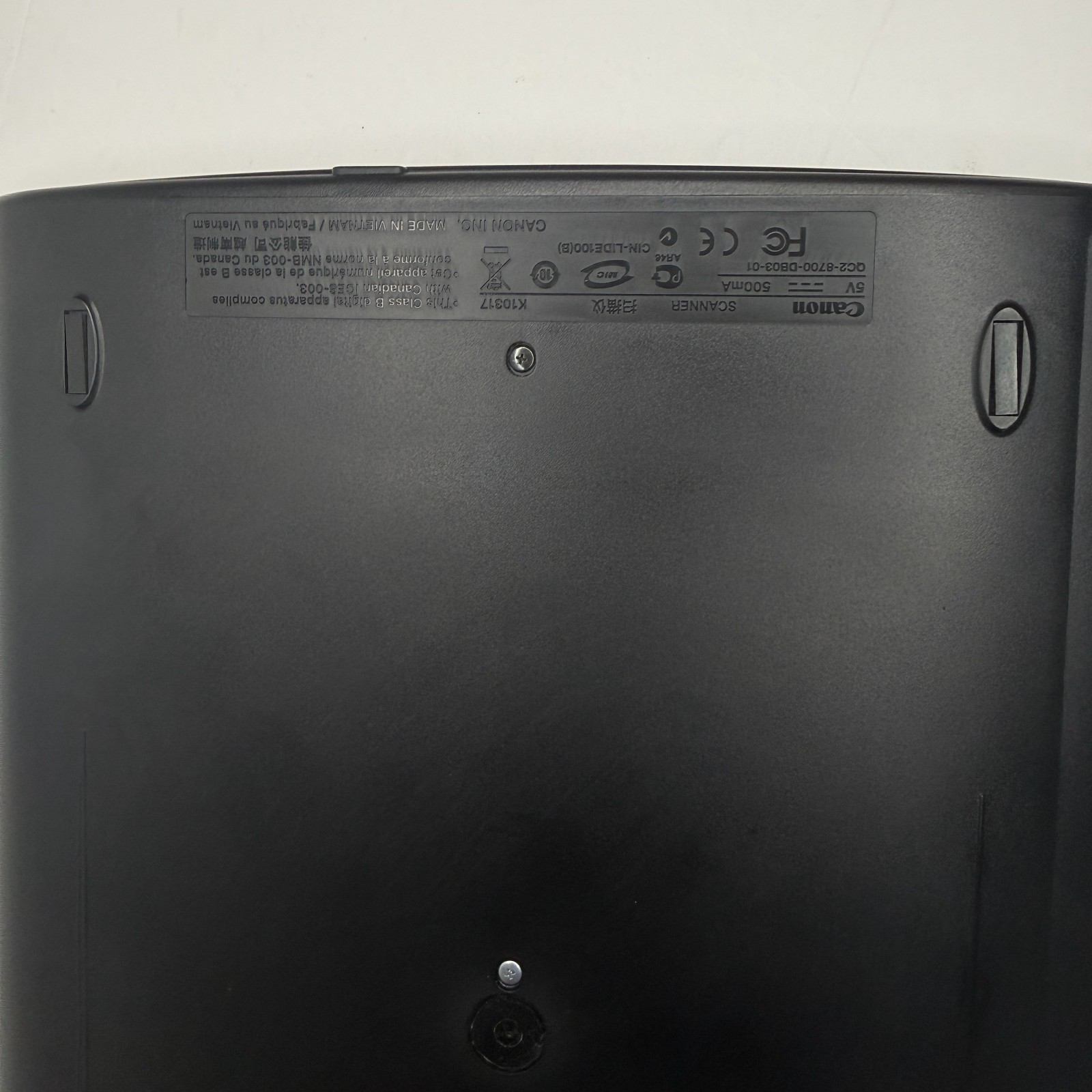 Canon CanoScan LiDE 100 Color Image Scanner 2400dpi USB Black EUC