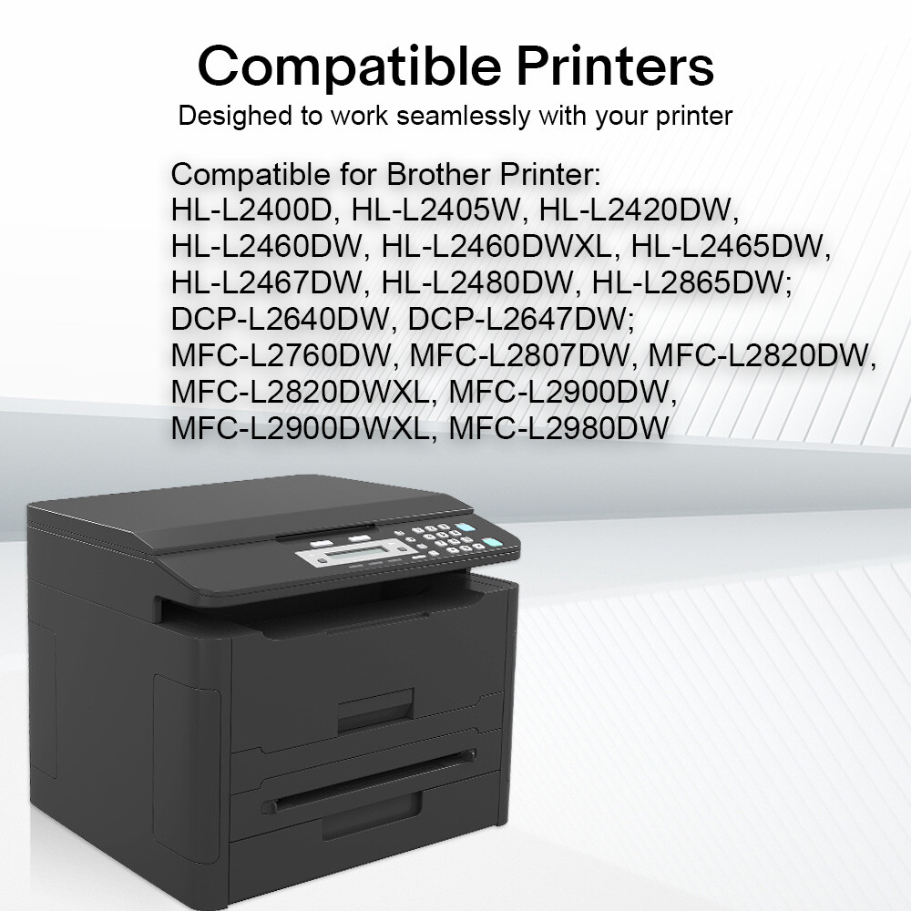 10PK TN830 Toner Cartridge for Brother TN830xl DCP-L2640DW HL-L2405W HL-L2460DW
