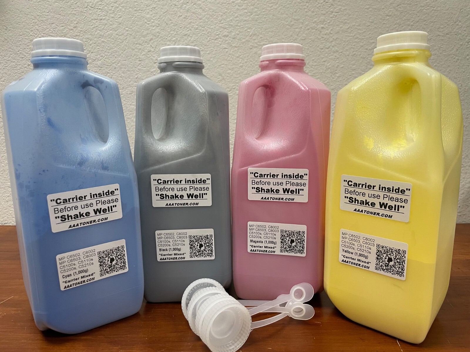 (1,000g x 4) Refill ONLY Toner for Ricoh C6502 C8002 C6503 C8003 C5100 C5200