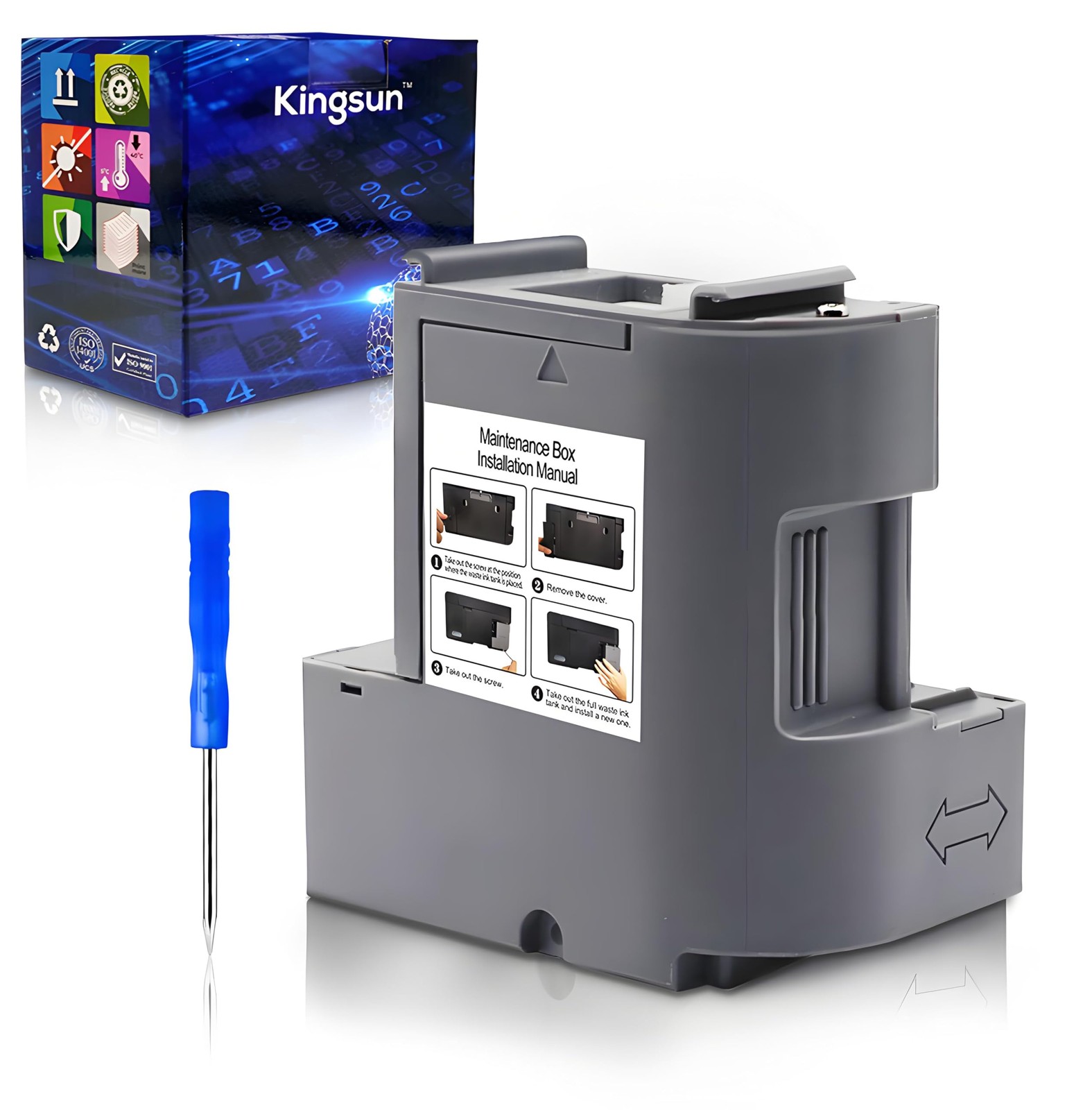 T04D100 EP04D1 Ink Maintenance Box For ET3710 ET3750 ET3760 ET3830