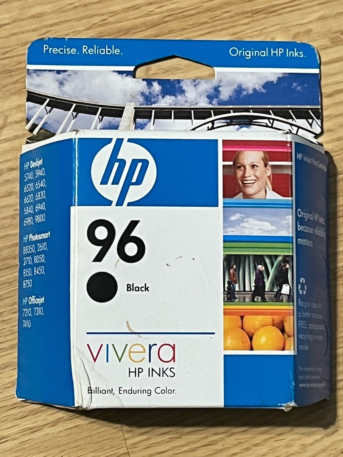 HP 96 Black Ink Cartridge C8767WN OEM NEW Genuine Sealed Box 5740 5940 Exp 2008