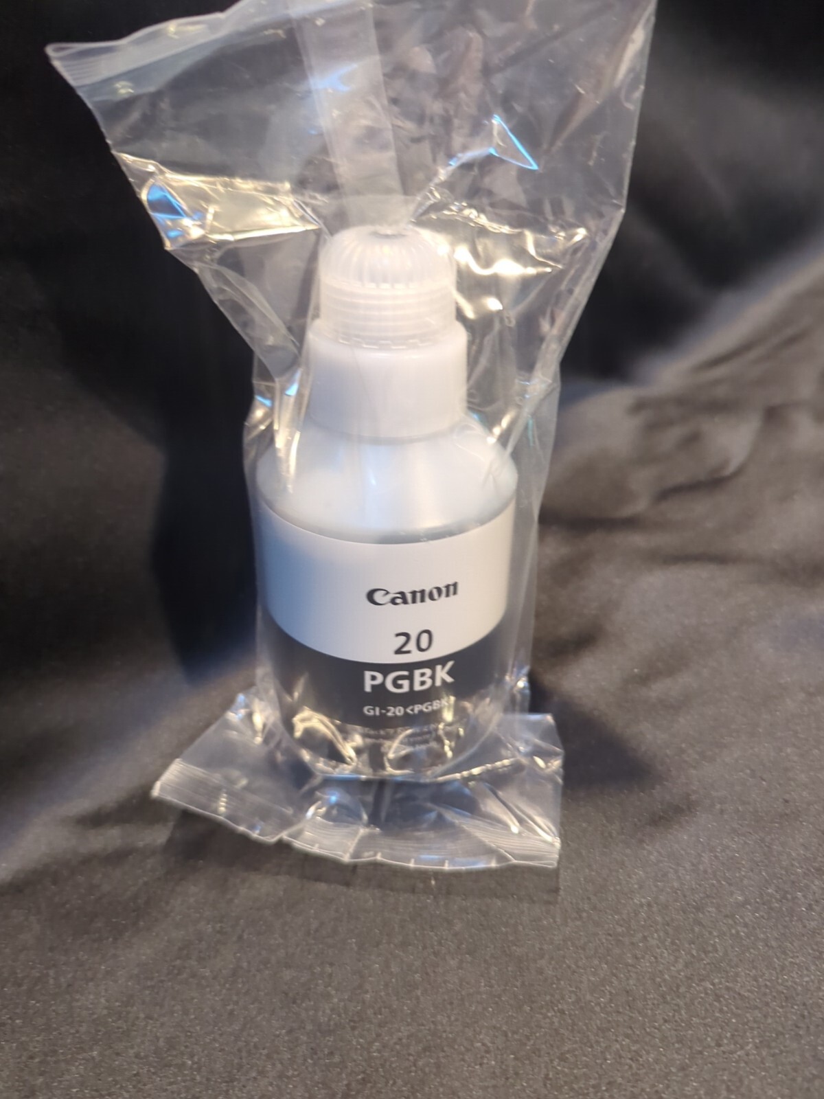 Canon GI-20 PGBK Ink Bottle for Pixma G6020 and G5020 MegaTank Printers – Black
