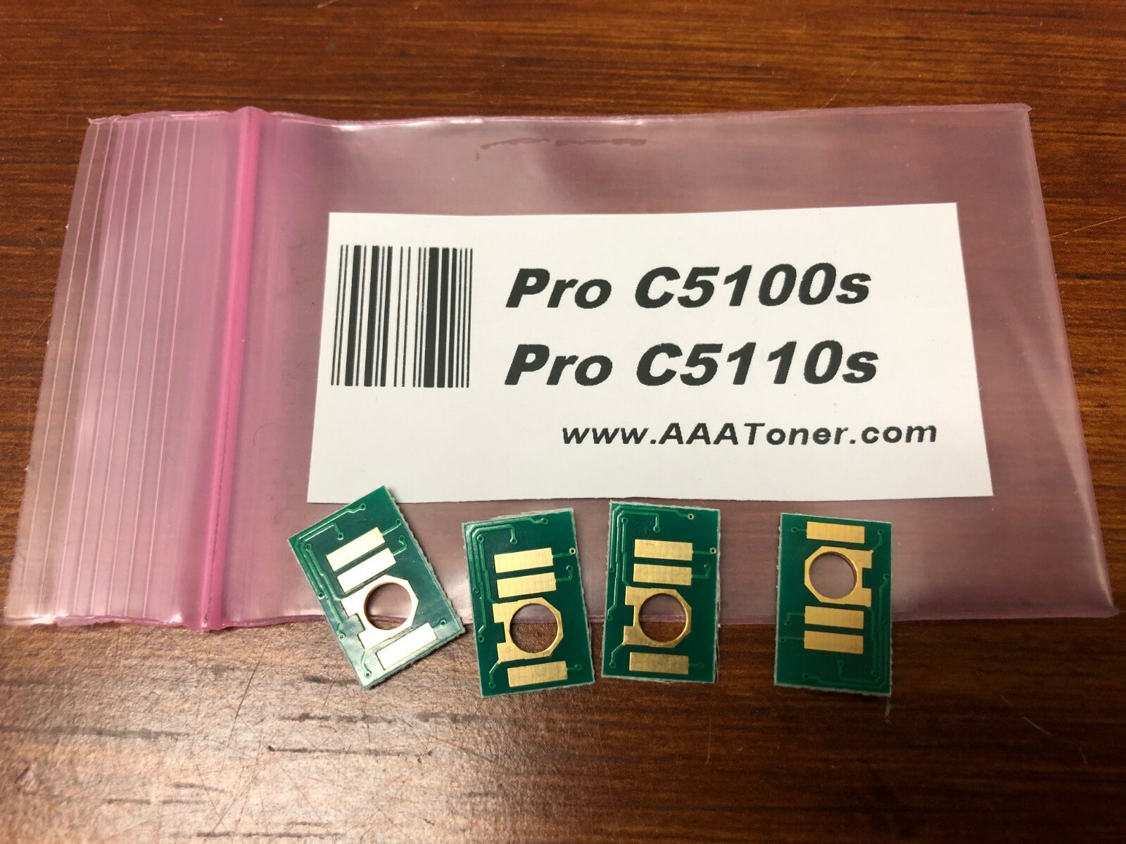 Toner Chips for Ricoh Pro C5100s, Pro C5110s – 4pk (828350 ~ 828353) Refill