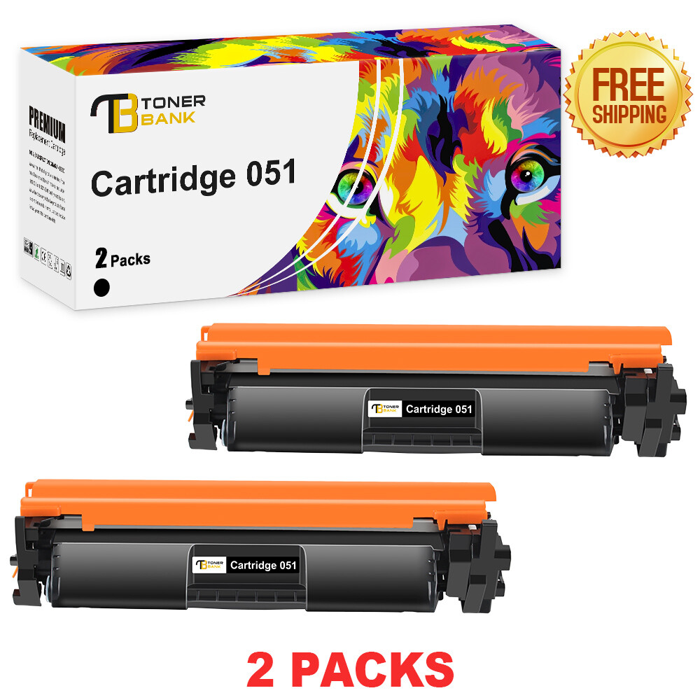2 PK 051 Toner For Canon ImageCLASS LBP162dw MF267dw MF264dw MF269dw MF263dn