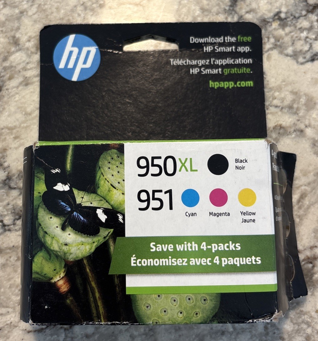 HP 950XL/951 Multi-Color Ink Cartridge Set C2P01FN CN045AN & CR314CN 2027