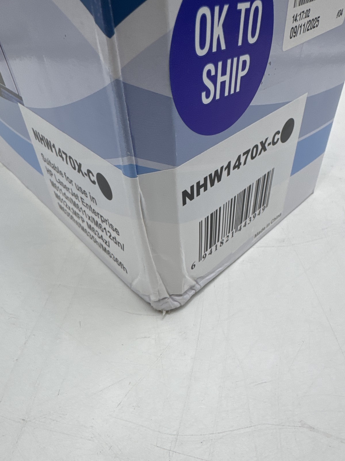 HP BLACK TONER CARTRIDGE FULLY COMPATIBLE THE HP LASERJET ENTERPRISE – BLACK