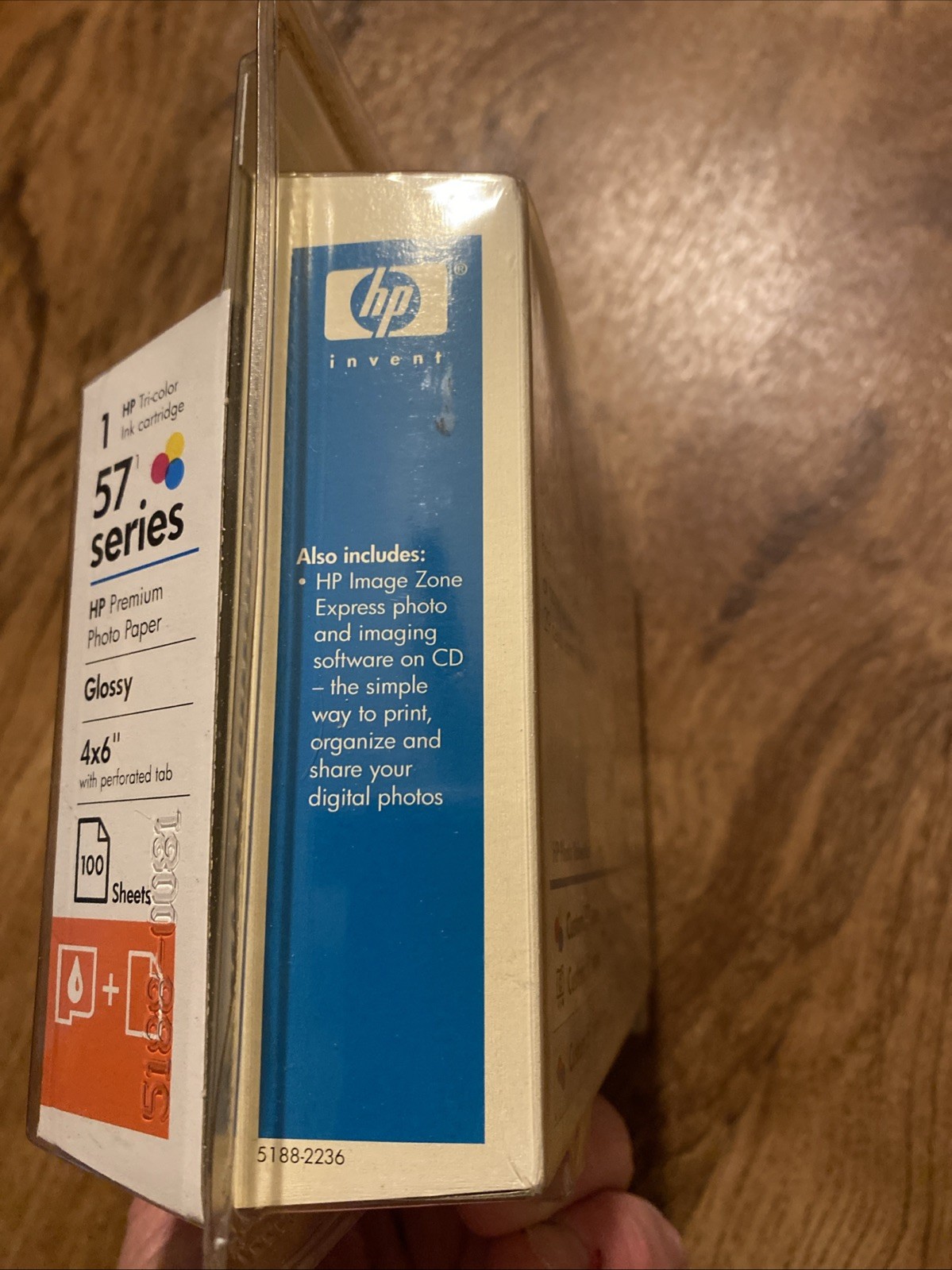 HP Photo Value Pack Custom 57 Series Photo Ink 100 Sheets w/ Paper Never Used