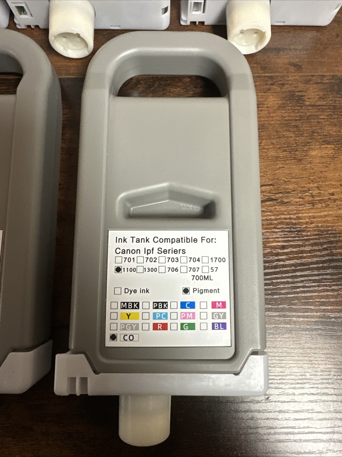 5PK combo PFI-1100 Compatible ink cartridges for Canon Ipf Series 1100 700ml Ea