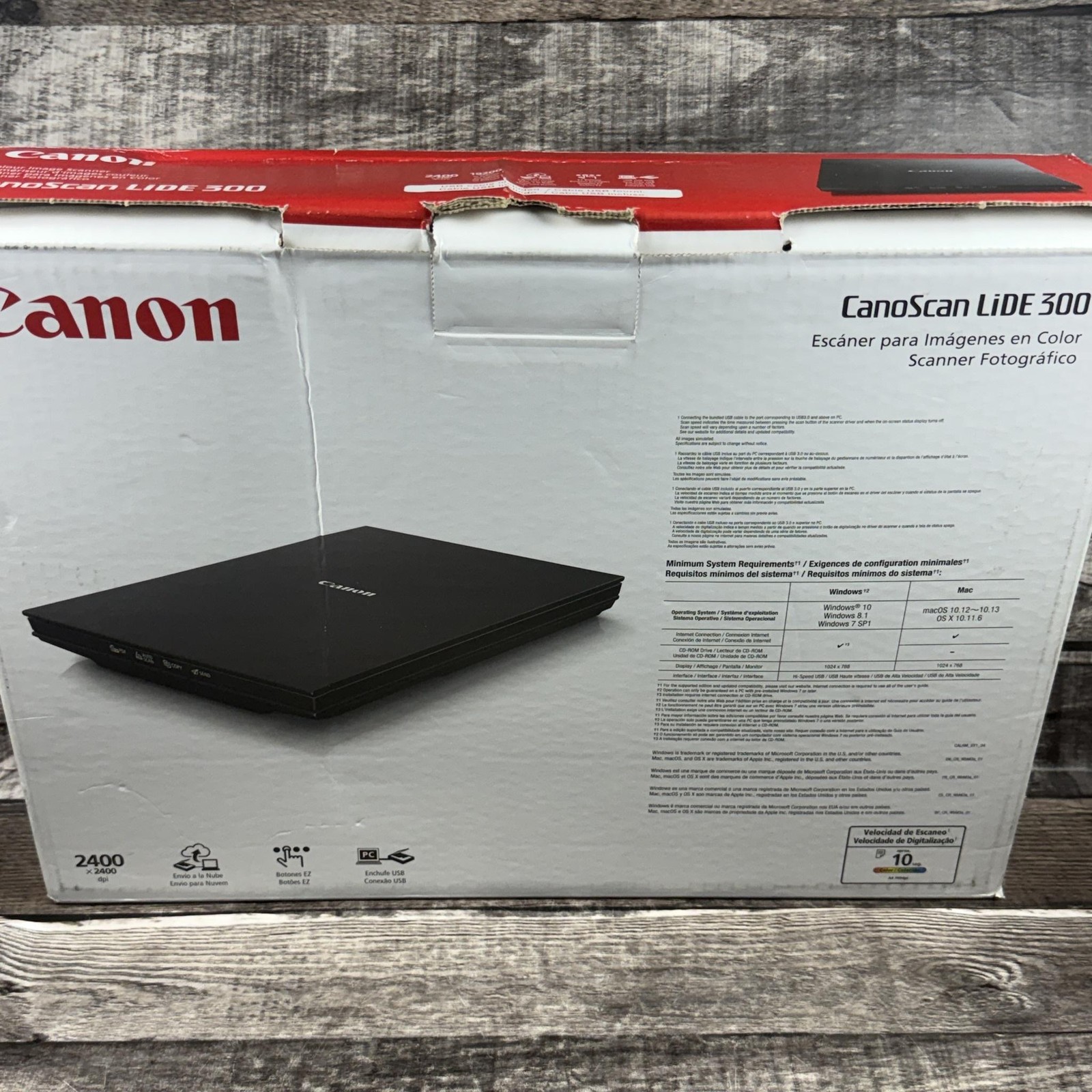 Canon CanoScan LiDE 300 USB 2.0 Flatbed Color Scanner Black 2400dpi Vietnam