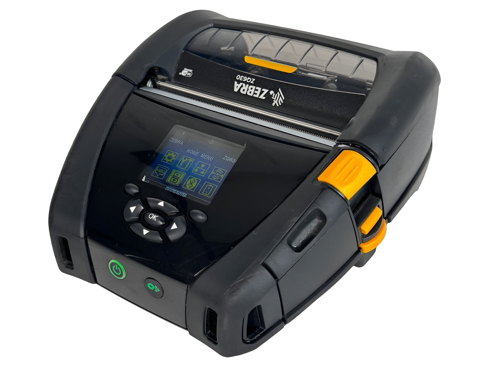 Zebra ZQ630 Mobile Thermal Barcode Label Printer Bluetooth WiFi USB No Battery