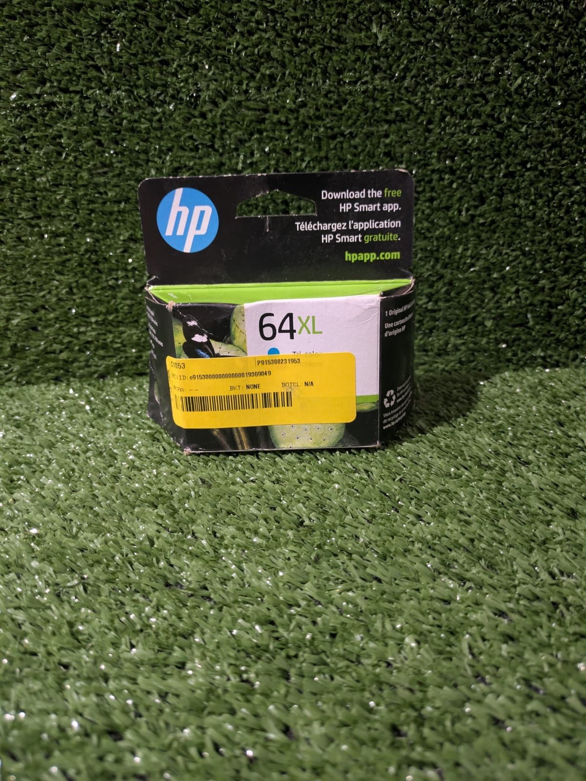 Genuine New HP 64XL Tricolor Ink Cartridges X4D93BN Exp May 2026