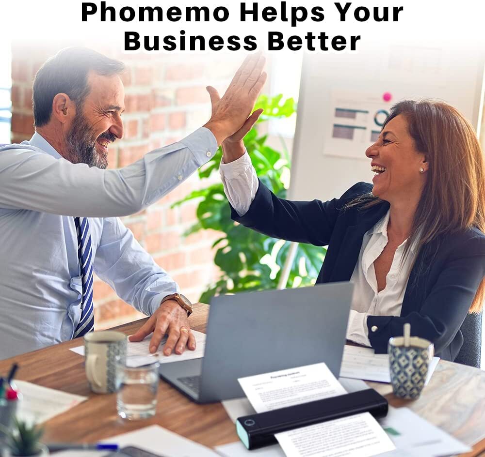 100-Sheets Phomemo M08F A4 Thermal Paper for Brother PocketJet PJ762/PJ763MFi