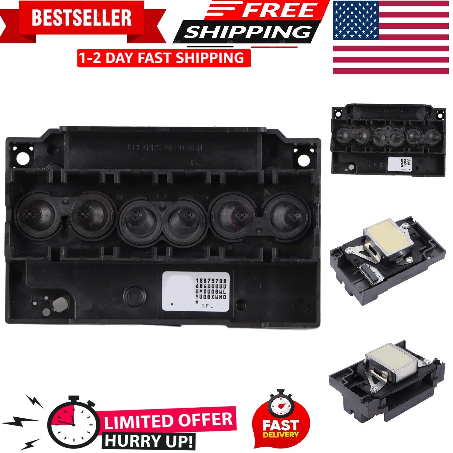Printer Head Replacement for Epson L801 L800 L805 L850 T50 T60 R290 RX610 690 R2