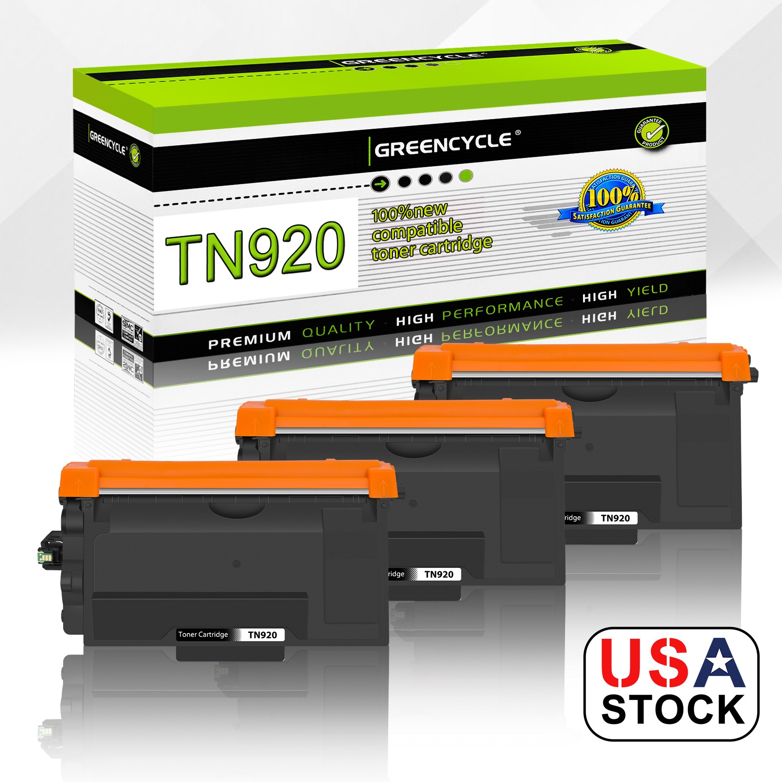 3PK TN920 Toner Cartridge for Brother TN920xl MFC-L5915DW MFC-L6810DW HL-L5210DN
