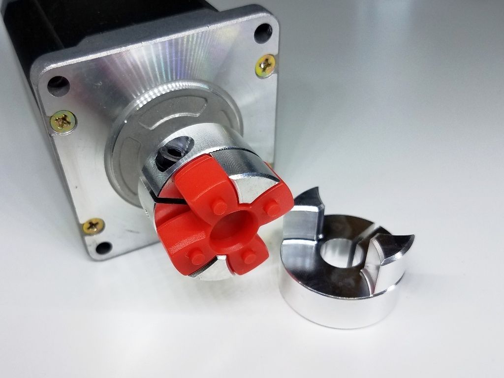 14 mm x 12.7 mm 1/2 Flexible Jaw Spider Shaft Coupling CNC Stepper Motor Coupler