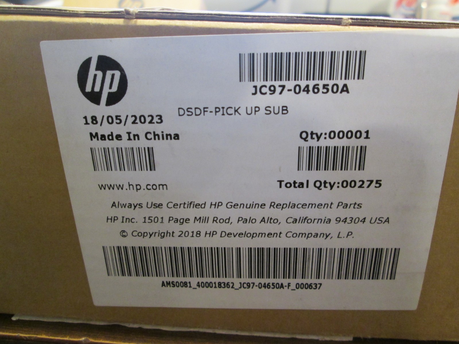 HP JC97-04650A DSDF-Pick UP SUB- FACTORY SEALED