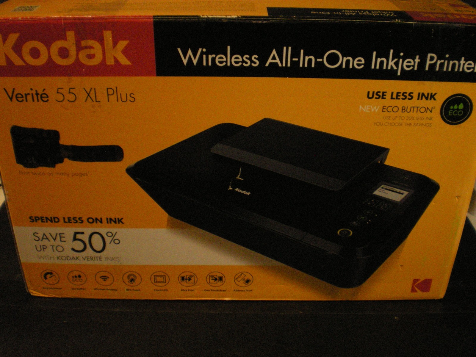 Kodak Verite 55 XL Plus Wireless All-In-One Inkjet Printer, (SEE DESCRIPTION)
