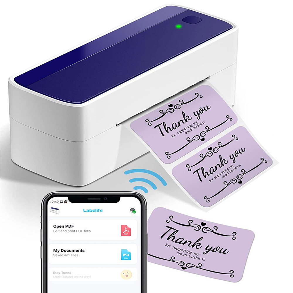 Phomemo 4″ x 6″ Bluetooth Thermal Shipping Label Printer for UPS USPS FedEx Lot