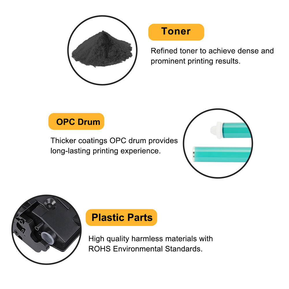 8 PACK Compatible With HP CF226XC CF226X (26X) High Yield Black Toner Cartridge