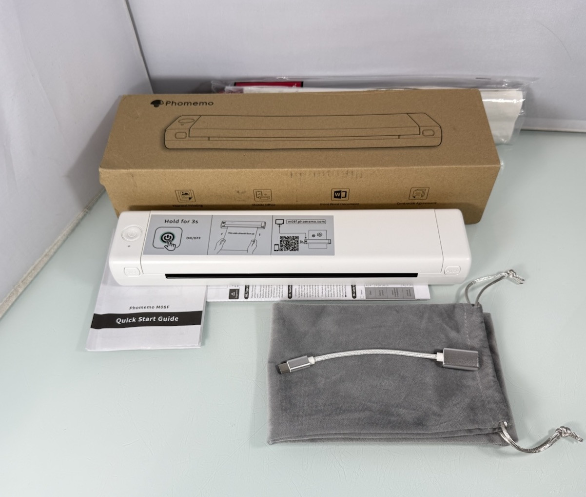 Phomemo M08F Wireless Machines Bluetooth Stencil Art Tattoo A4 Portable Printer