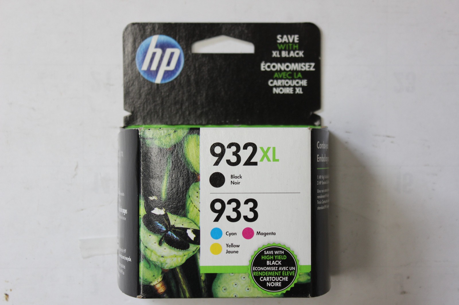 HP INK CARTRIDGE 932XL & 933 COMBO-PACK BLACK CYAN MAGEBTA YELLOW EXP 07/2019