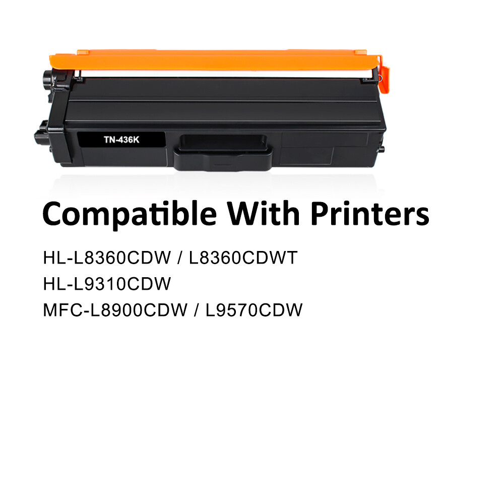 TN436 Toner Cartridge Compatible with Brother TN433 HL-L9310CDW MFC-L9570CDW Lot