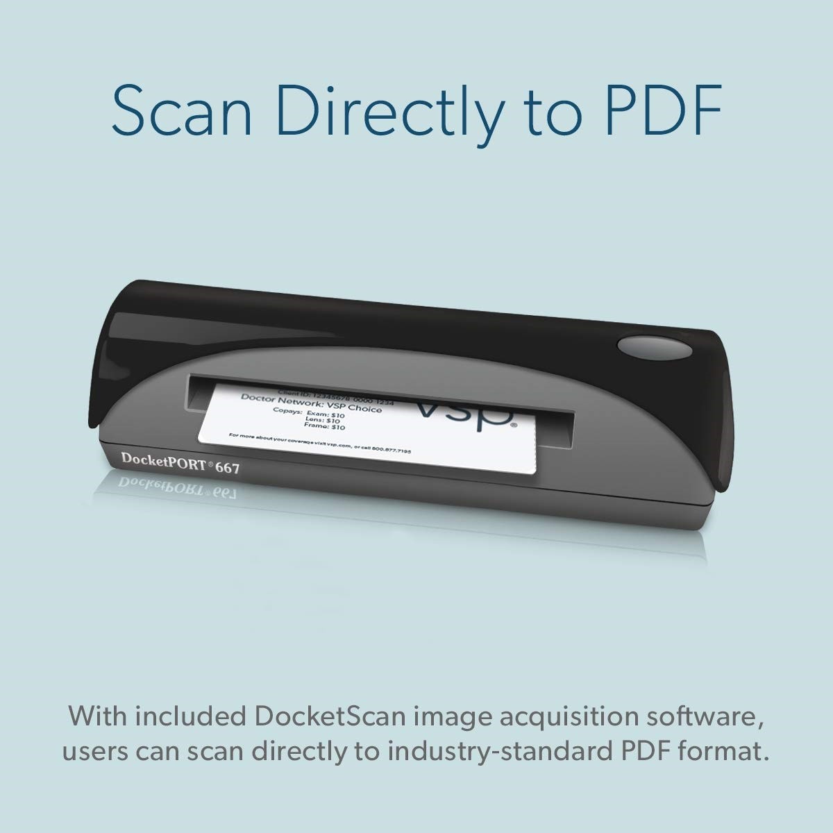 Ambir Technology DocketPORT 667 Compact Simplex ID Scanner