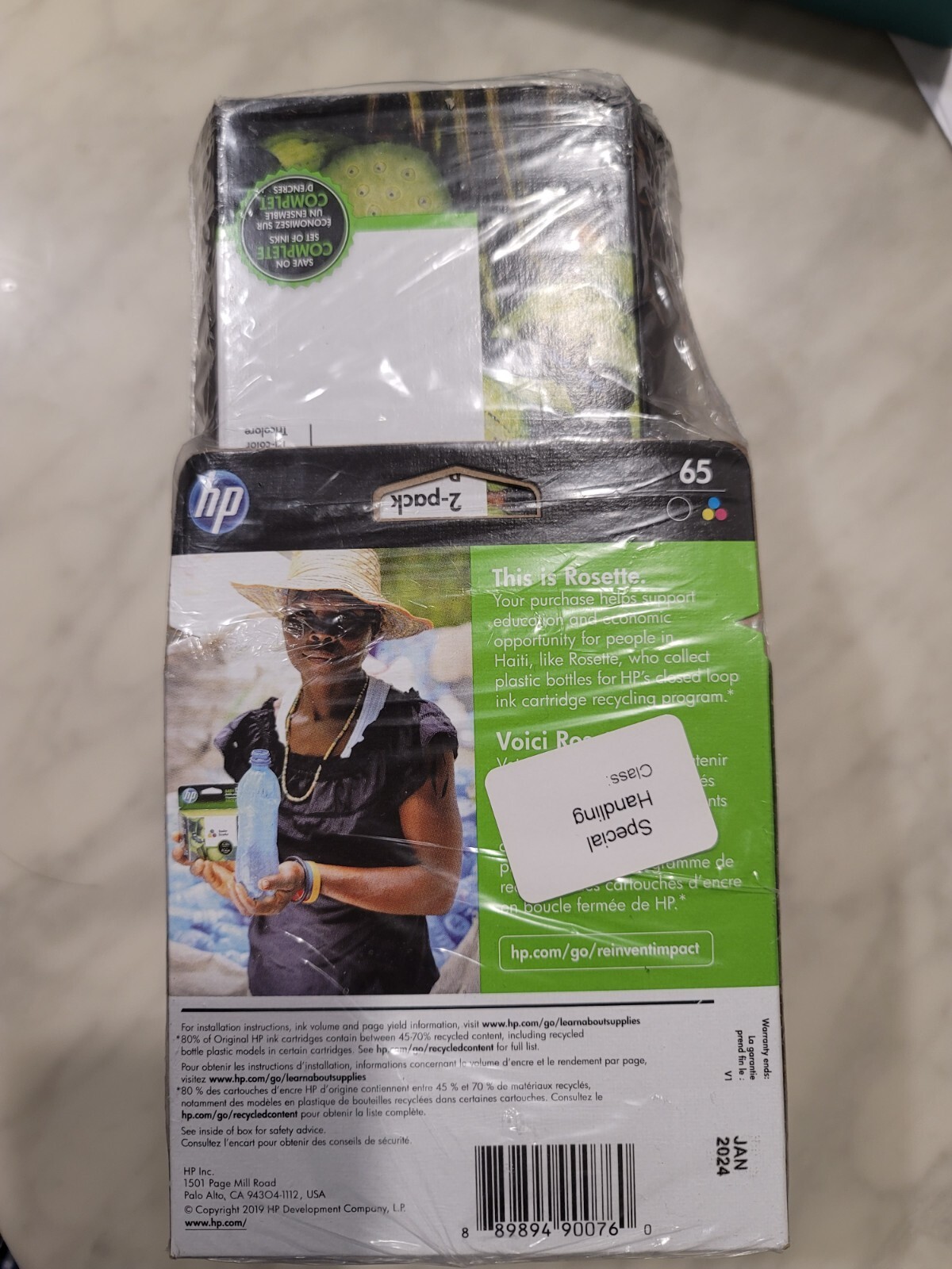8-PACK – HP 65 (T0A36AN) Black & Tri-color Original Ink Cartridges