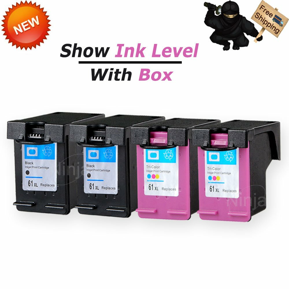 Multi-Pack 61XL Ink Cartridge pk fits HP ENVY 4500 4501 4502 4504 4505 5530 5535