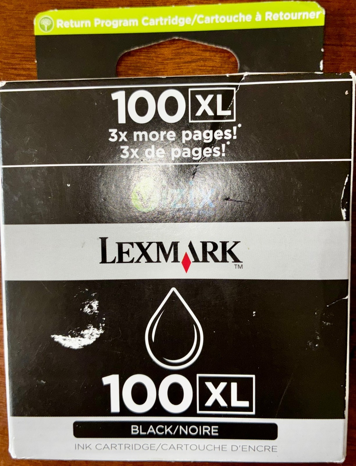 Lexmark 100XL Black Ink Cartridge 14N1068 High Yield Genuine OEM New Sealed