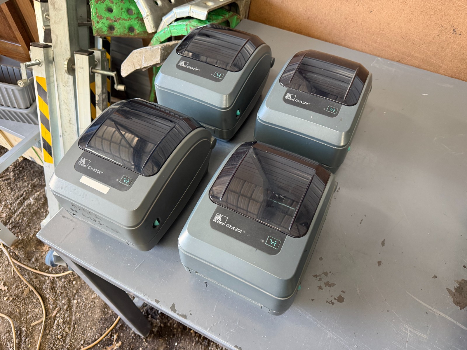 1x Zebra GK420T Thermal Label Printer, USED