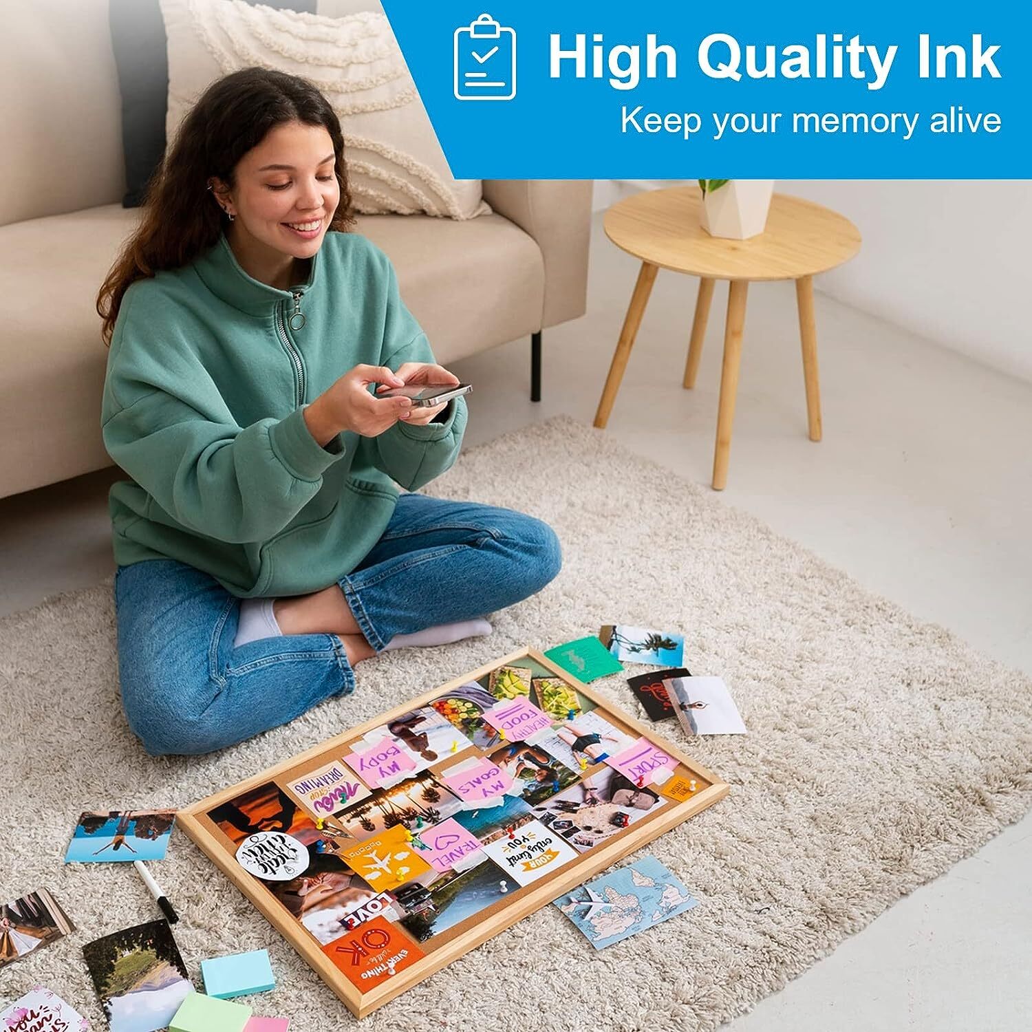 2PK 60XL Black Ink Cartridge 60 XL for HP 60 Deskjet D2530 D2660 F4480 Printer