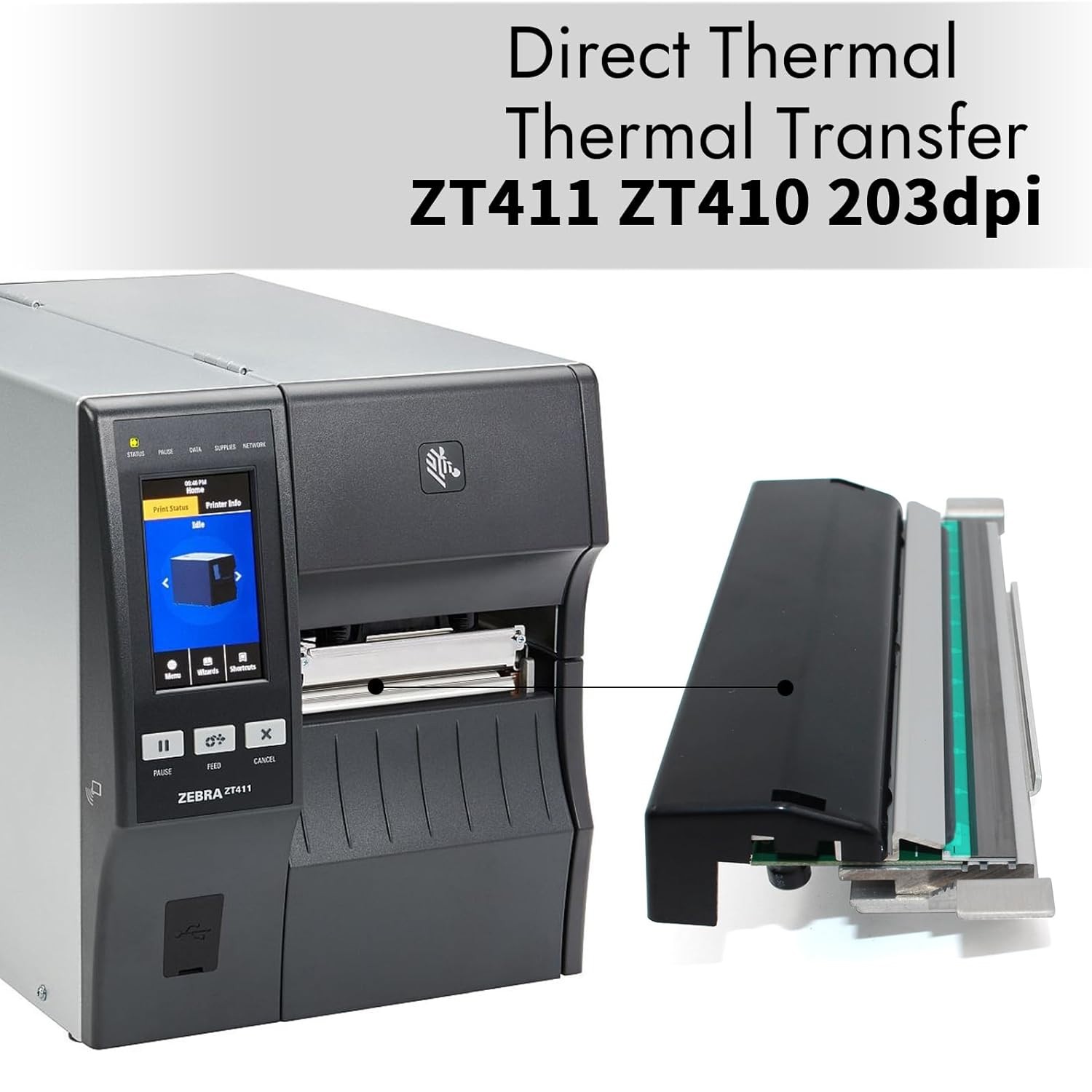 ⭐ P1058930-009 Printhead for Zebra ZT410 ZT411 203dpi Thermal Barcode Printer ⭐