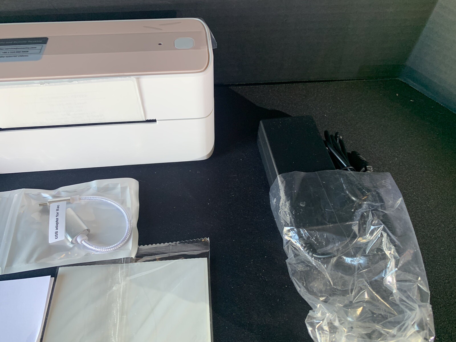Logistics Thermal Label printer PM-241-BT Bluetooth Connectivity Pink