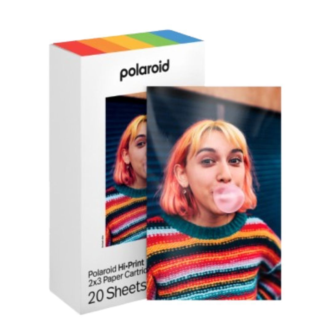 Polaroid 2×3 Sticky Backed Paper Cartridge for Hi Print Photo Printer 20 Sheets
