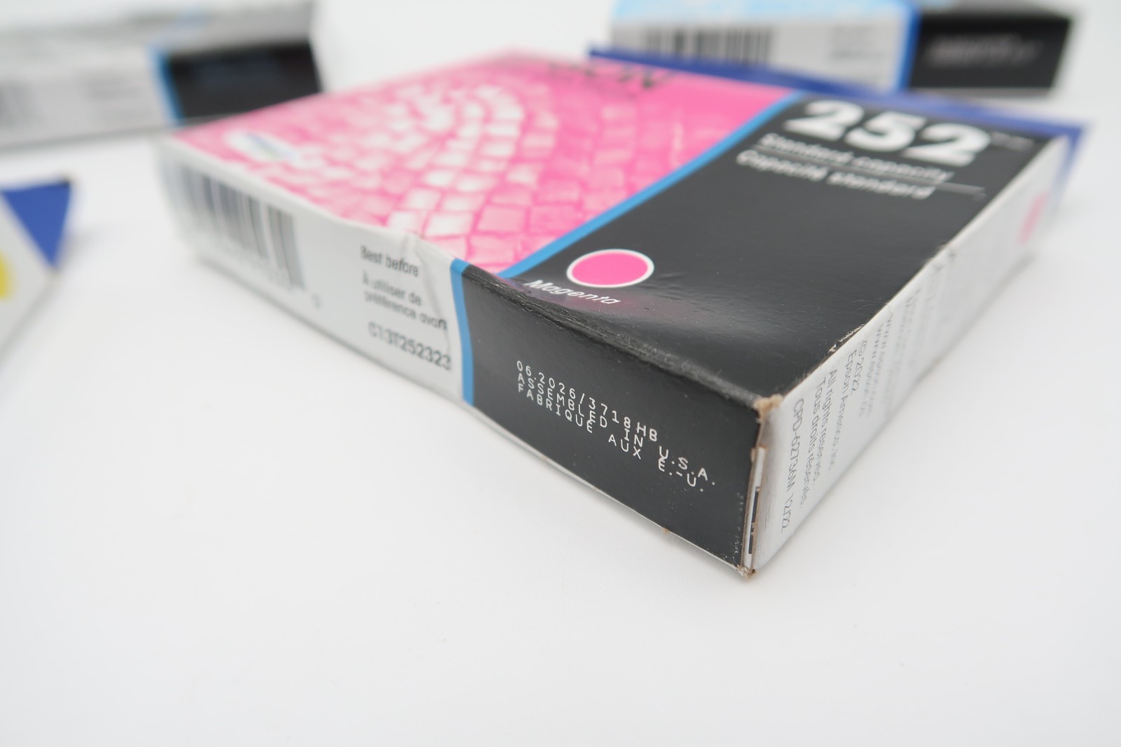 Epson Genuine 252 T252120-BCS Black/Tri-Color Ink Cartridge 2026/2027 Sealed
