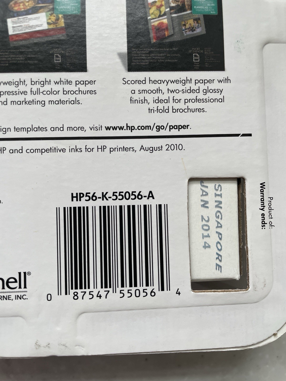 HP 56 Black Ink Cartridge C6656AN Genunie OEM Factory Sealed Retail Box NEW