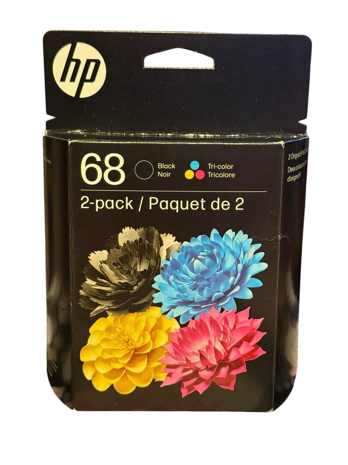 HP 68 Black & Tri-Color Ink Cartridge 2-Pack OEM High-Quality Printing Exp 6/26