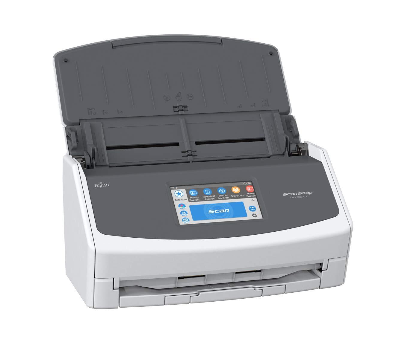 Fujitsu ScanSnap iX1500 Color Duplex Document Scanner Touch Screen for Mac or PC
