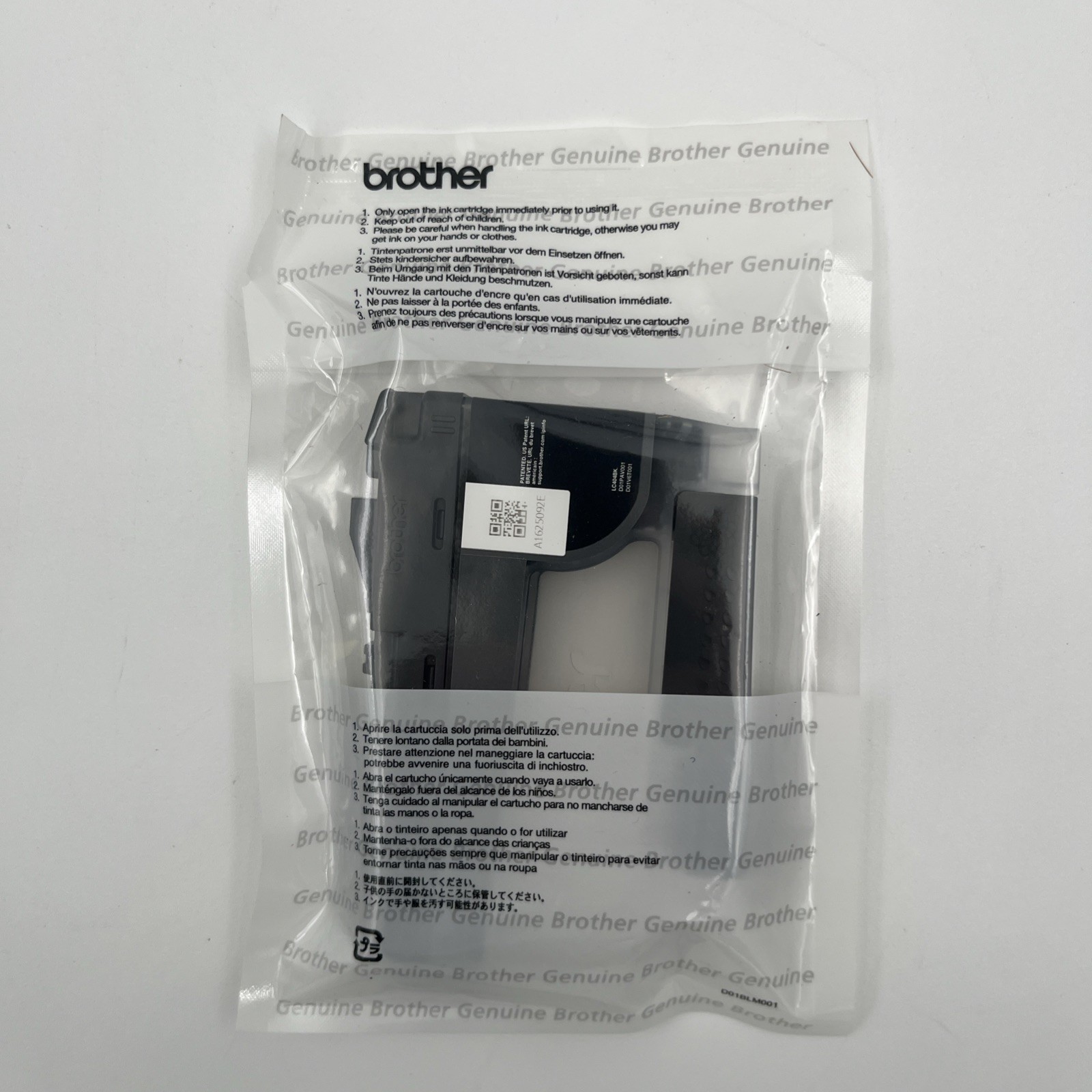 NEW OEM – BROTHER LC404BK BLACK Ink Cartridge – LC404 BK – 01/2028