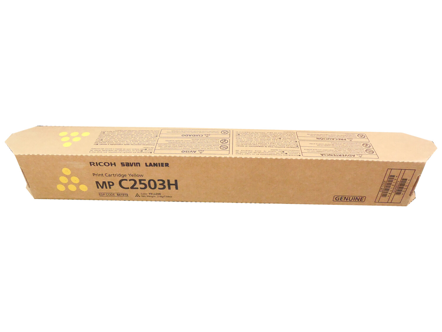 RICOH 841919 Yellow Toner C2503H