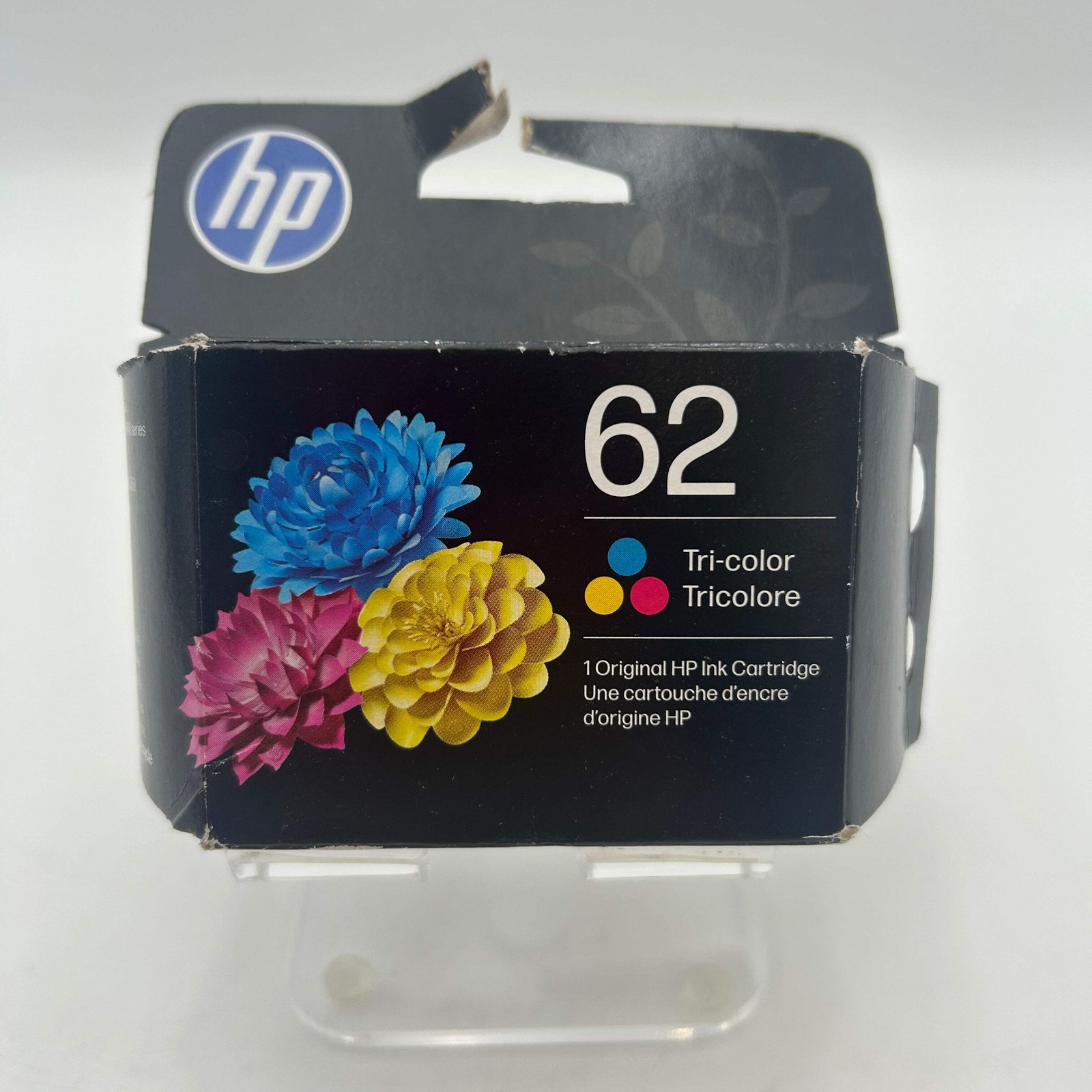 Genuine HP 62 Tri-Color Ink Cartridges Exp Jan 2028 – New