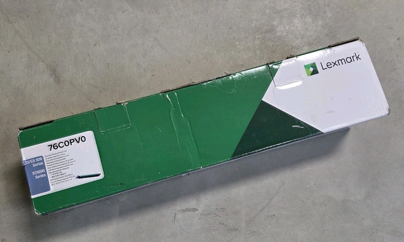 OEM New Lexmark 76C0PV0 Color Photoconductor Unit CS/CX 920 XC9200
