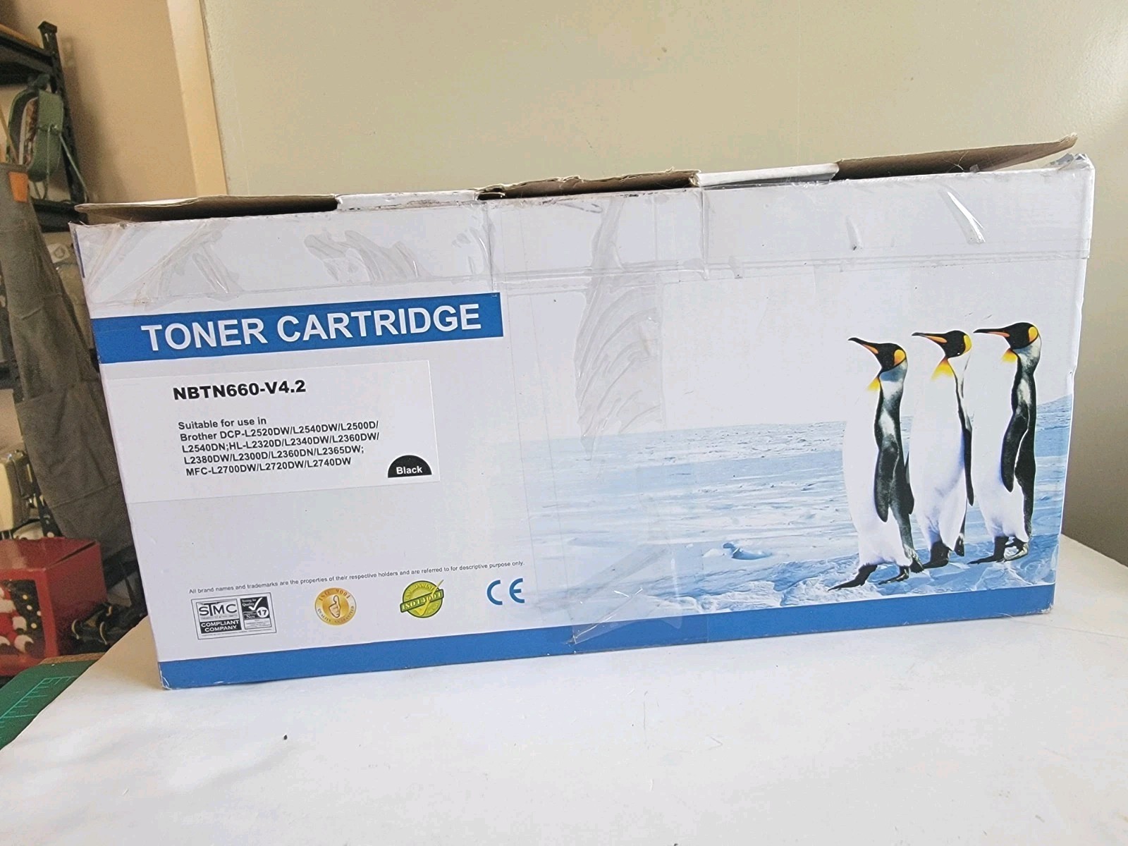 New Sealed Black Toner Cartridge NBTN660-V4.2 for Brother TN660 TN-660