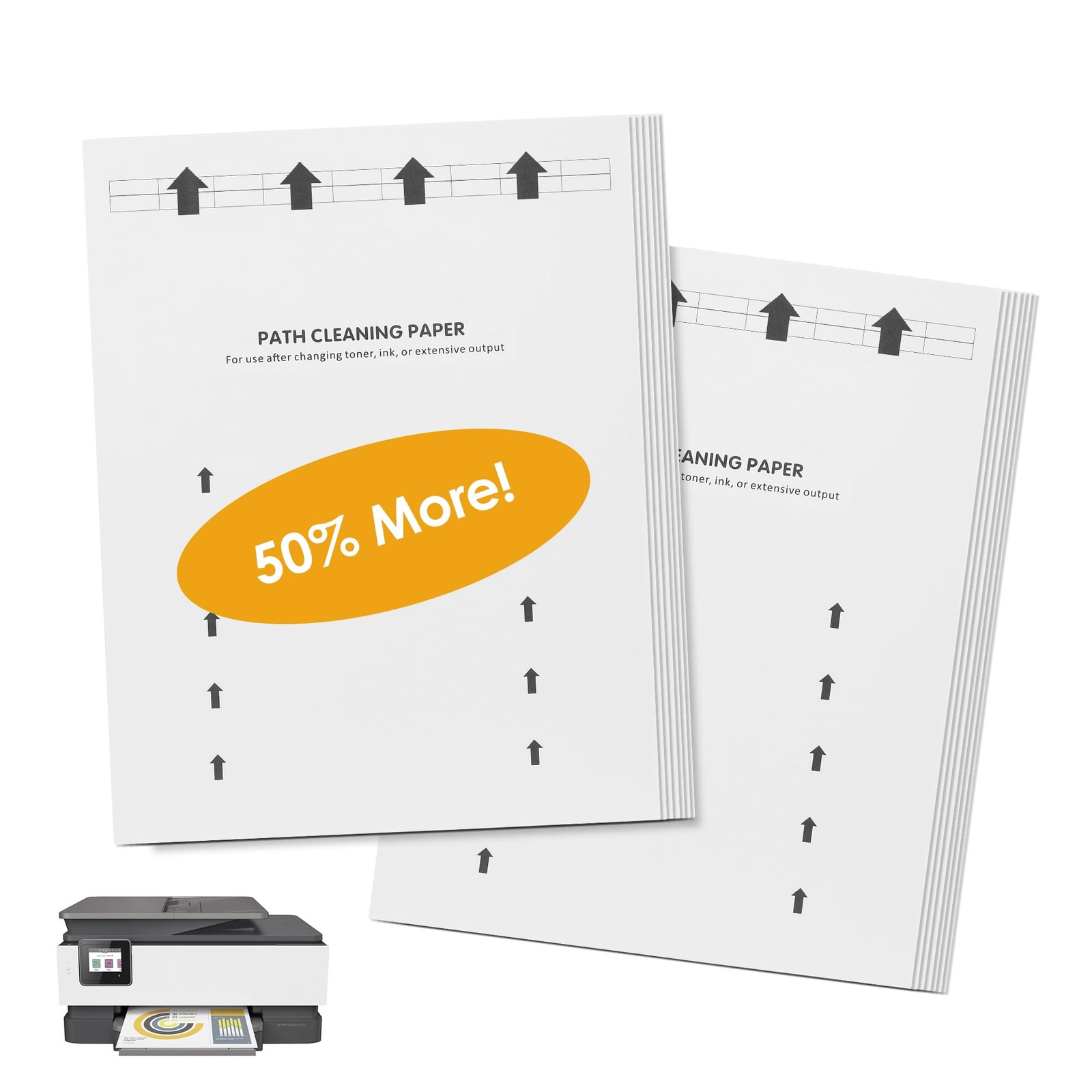 15 Printer Cleaning Sheets for Laser & Inkjet Copiers and Fax Rollers